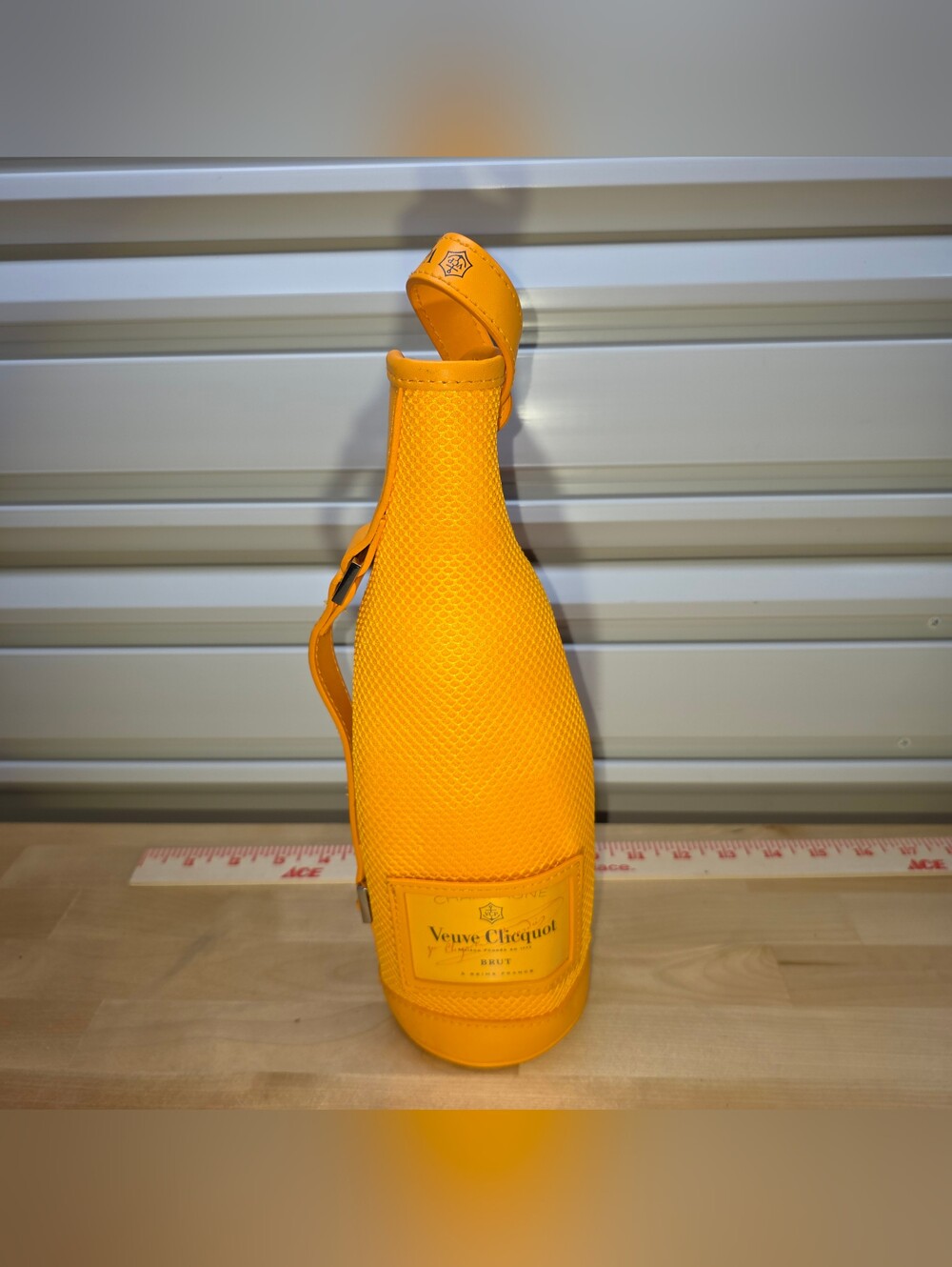 Veuve Clicquot Official Puffy Holder Insulated Travel Sleeve for 750ml Brut